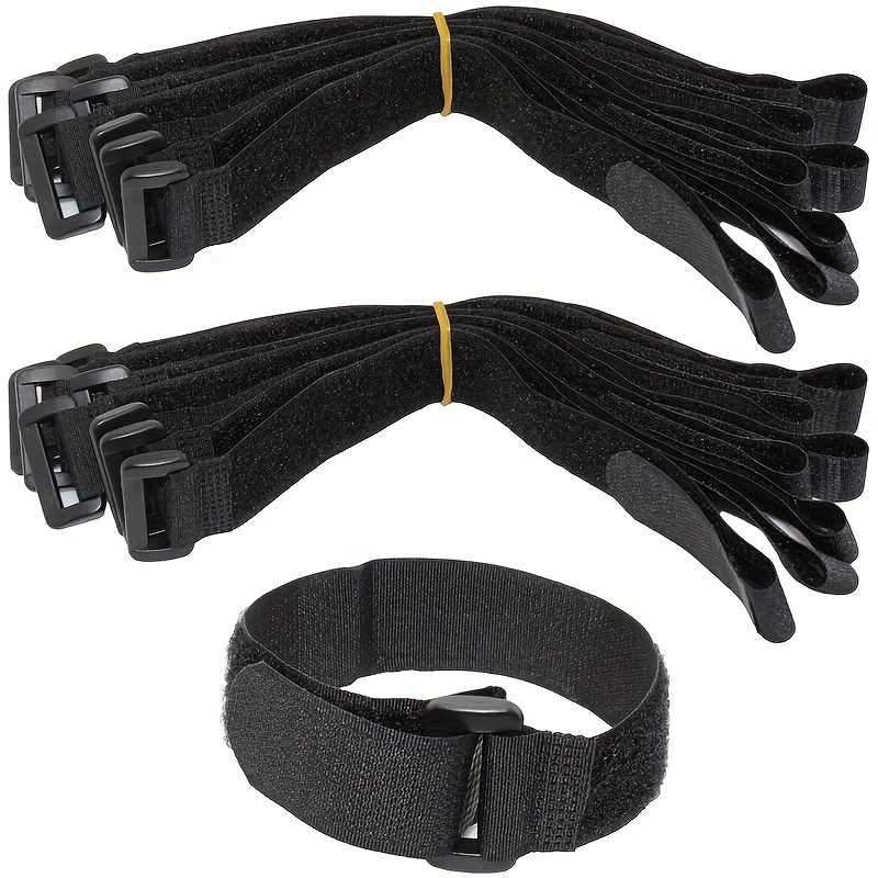 Gear Tie Reusable - 25/50 قطعة من ربطات الكابلات ذات