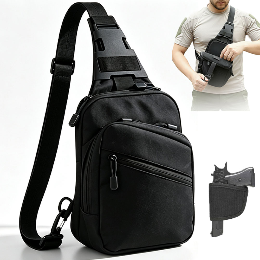 Edc Carry Bag For Pistol - حقيبة مسدس سريعة الوصول للحمل المخفي،