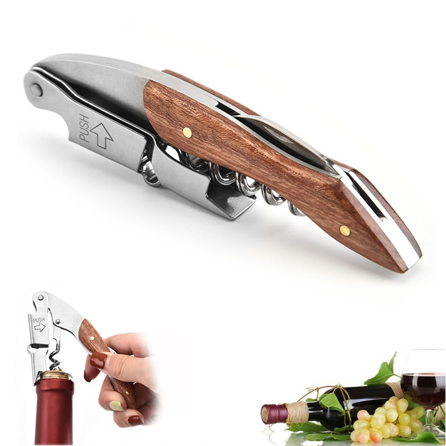 فاتحات النبيذ بمقبض خشبي ، الم - مراجعة Bottle Opener Keyring وسعره