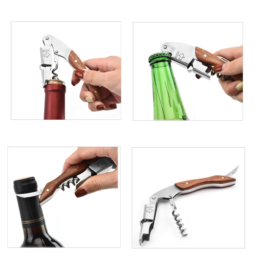 فاتحات النبيذ بمقبض خشبي ، الم - مراجعة Bottle Opener Keyring وسعره
