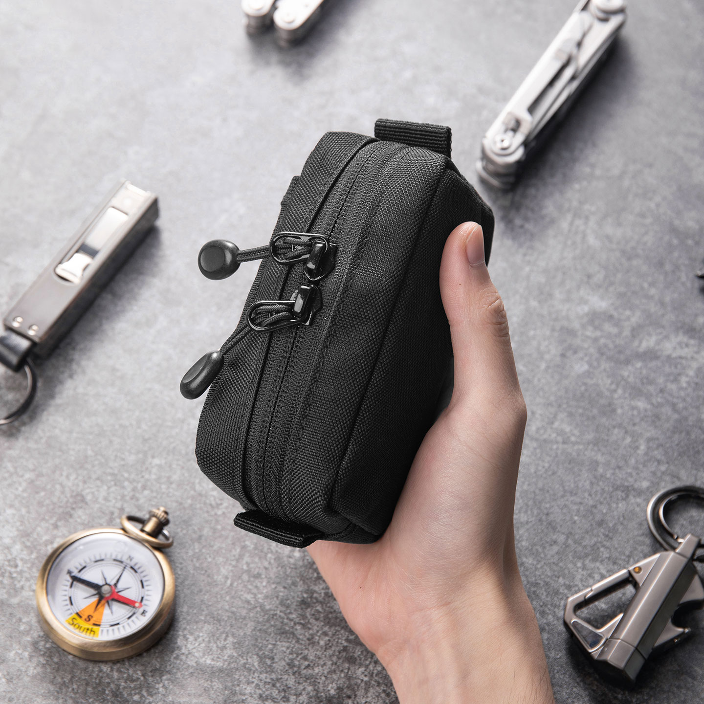 حقيبة تنظيم تكتيكية متينة من ق - مراجعة Edc Carry Pocket Pouch وسعره