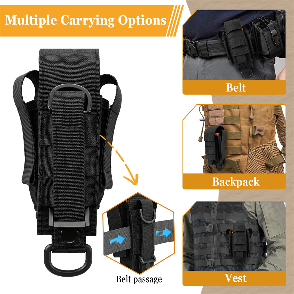 حقيبة مصباح يدوي تكتيكية، حقيب - مراجعة Edc Carry Pocket Pouch وسعره