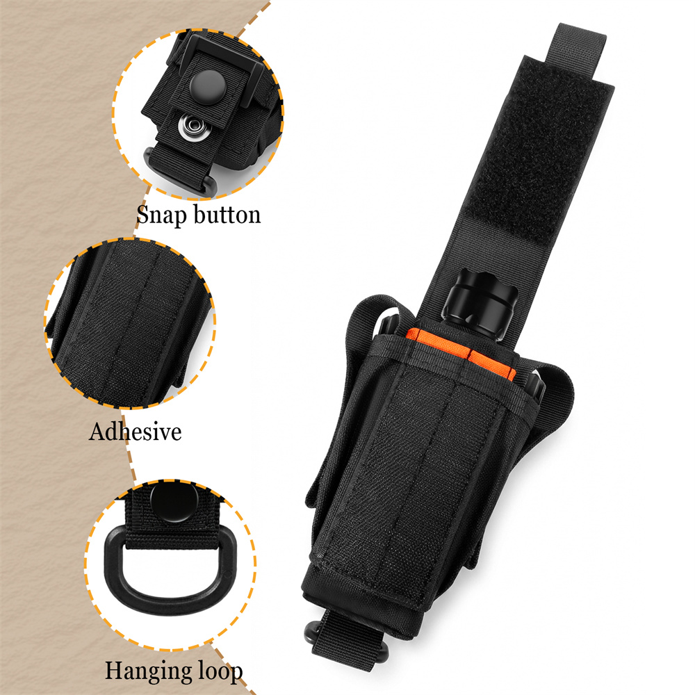 حقيبة مصباح يدوي تكتيكية، حقيب - مراجعة Edc Carry Pocket Pouch وسعره