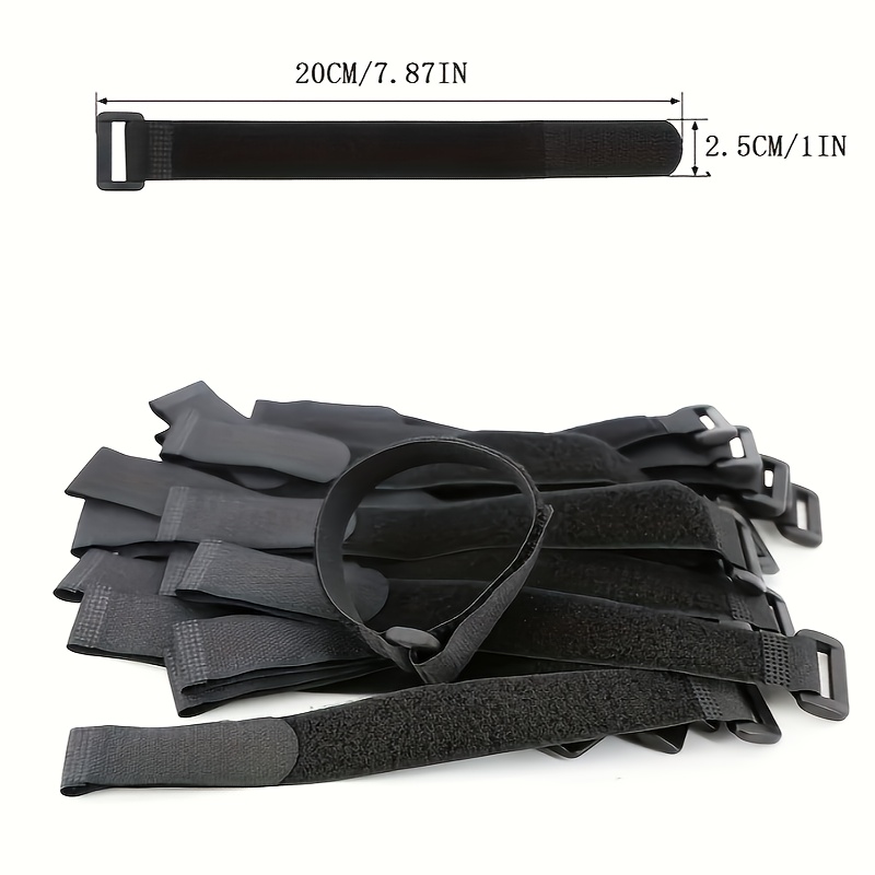 25/50 قطعة من ربطات الكابلات ذ - مراجعة Gear Tie Reusable وسعره