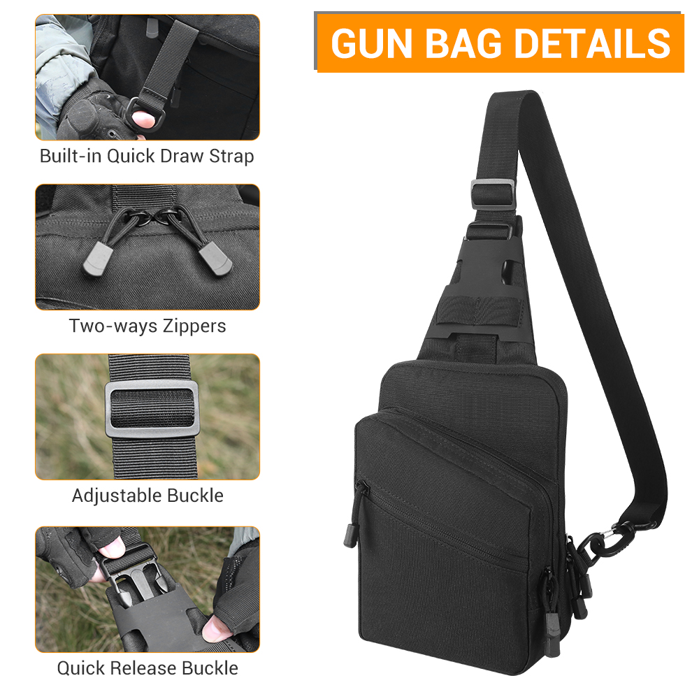 حقيبة مسدس سريعة الوصول للحمل  - مراجعة Edc Carry Bag For Pistol وسعره