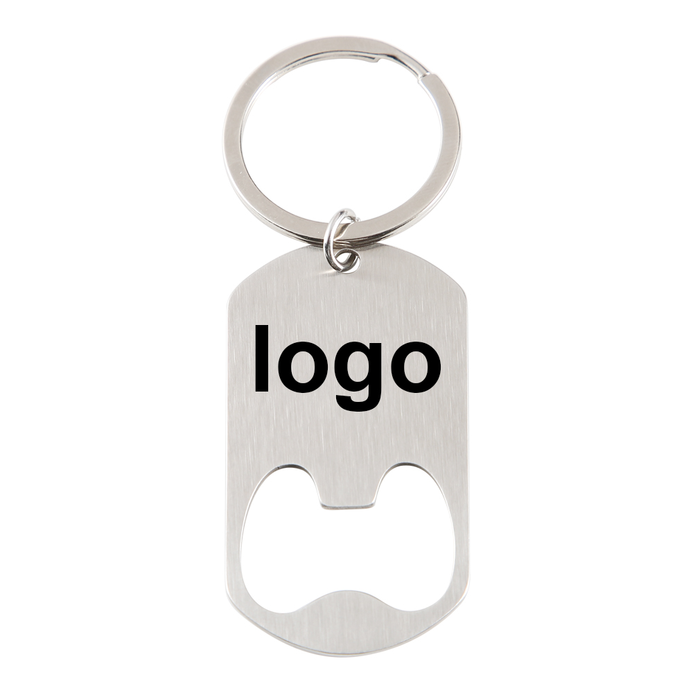 شعار الشركة المخصصة الفولاذ ال - مراجعة Bottle Opener Keyring وسعره