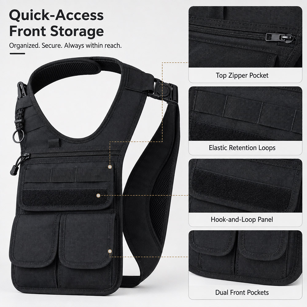 حقيبة أدوات تكتيكية مخفية تحت  - مراجعة Edc Carry Pocket Pouch وسعره